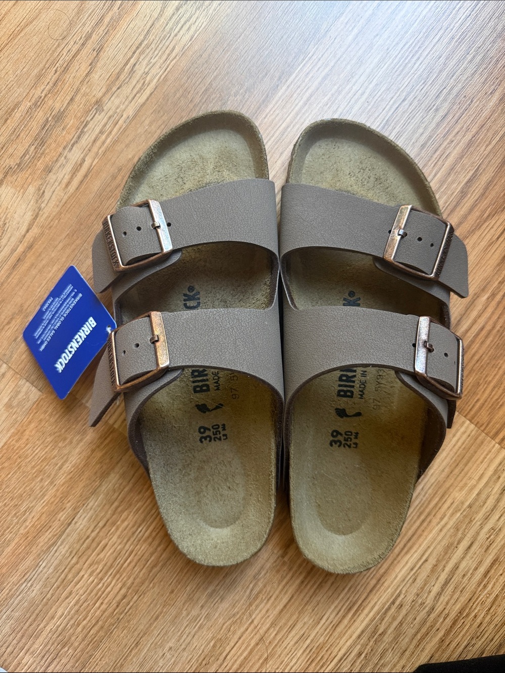 Birkenstock Arizona Dual-Strap Sandals in Brown